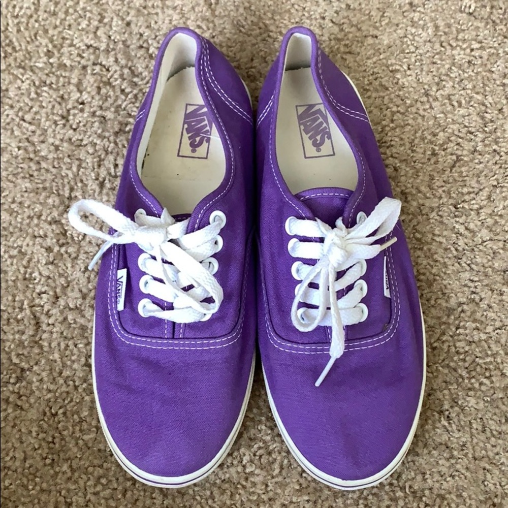Purple Vans Shoes